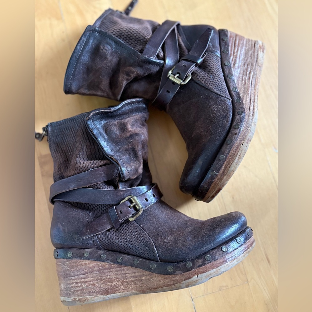 A.S.98 women brown boots